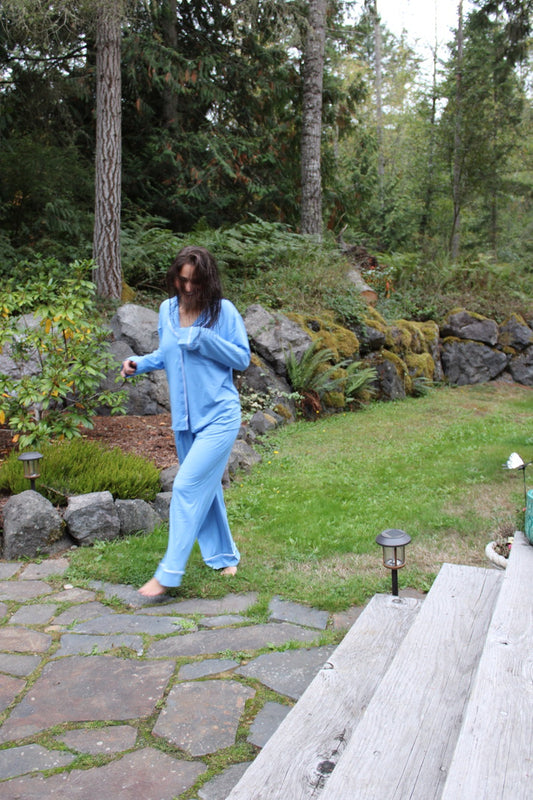 Luxe Lounge Set / sky blue