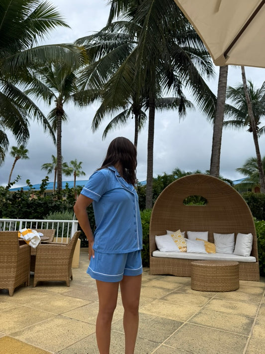 Snooze in Style / sky blue